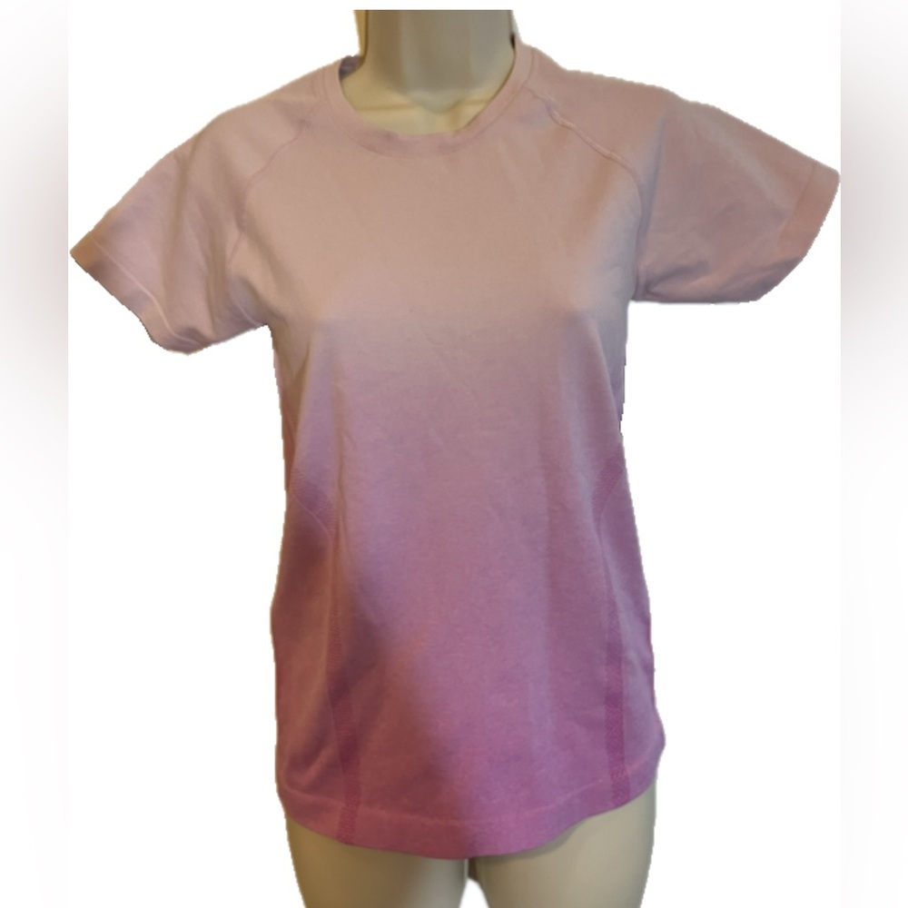Tek Gear Essential Gear Seamless Workout Tee - M - Pink Ombre NWT